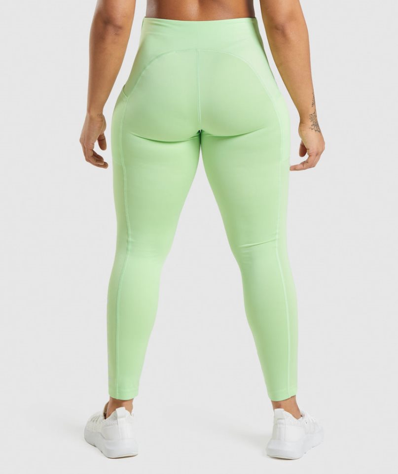 Legginsy Gymshark Sportowe Damskie Głęboka Zielone | PL 408YCR